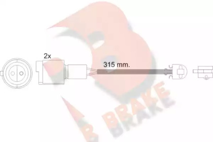 Контакт R BRAKE 610440RB